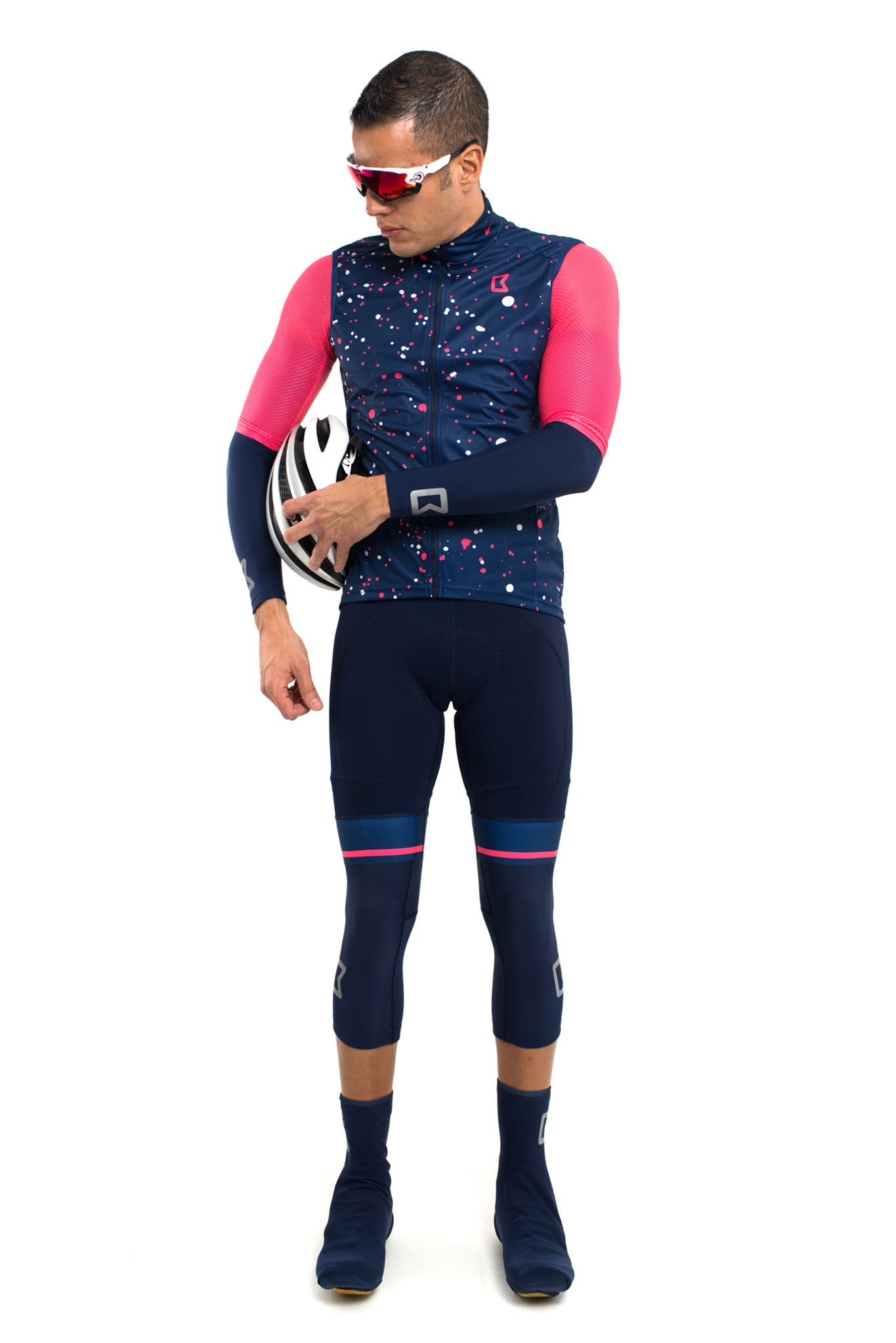 Supernova Lightweight Gilet (Navy Blue/Pink)