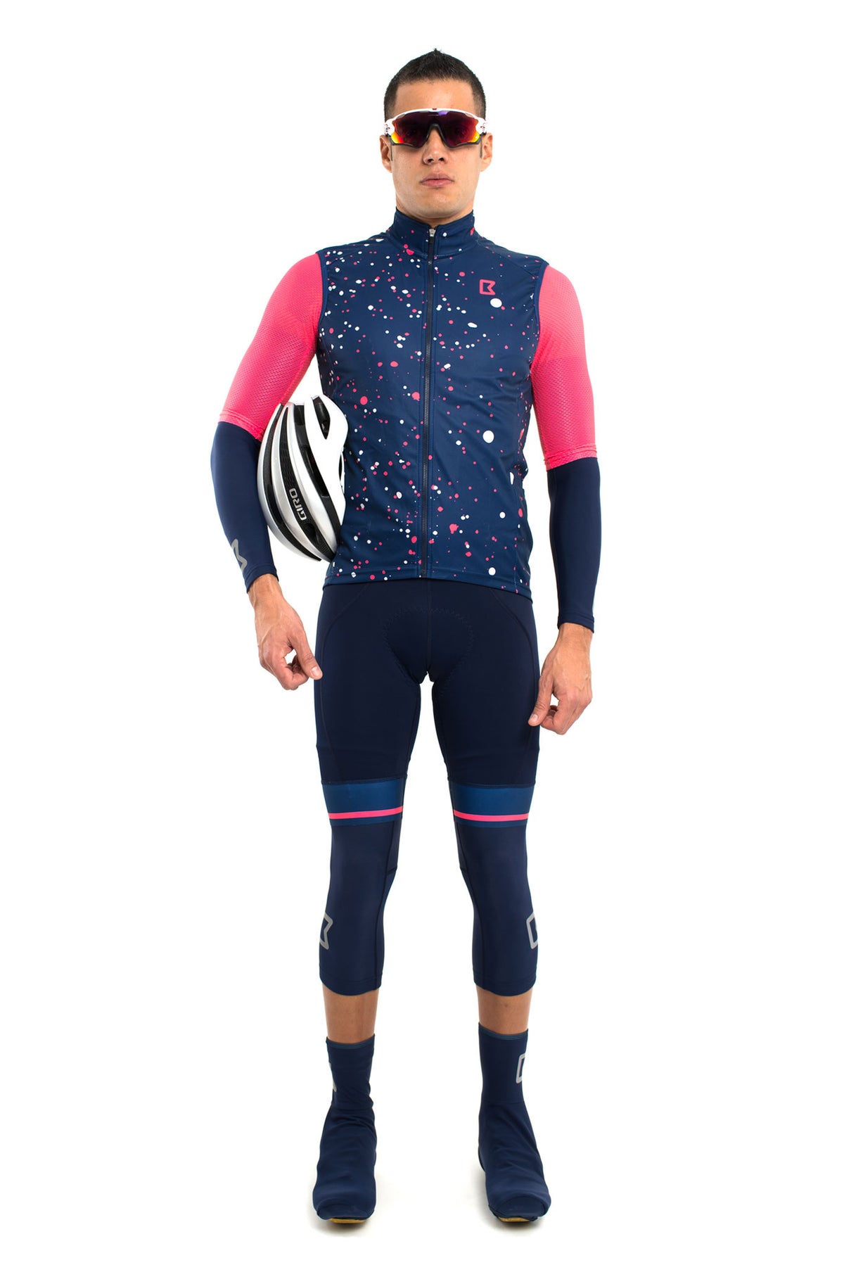 Supernova Lightweight Gilet (Navy Blue/Pink)