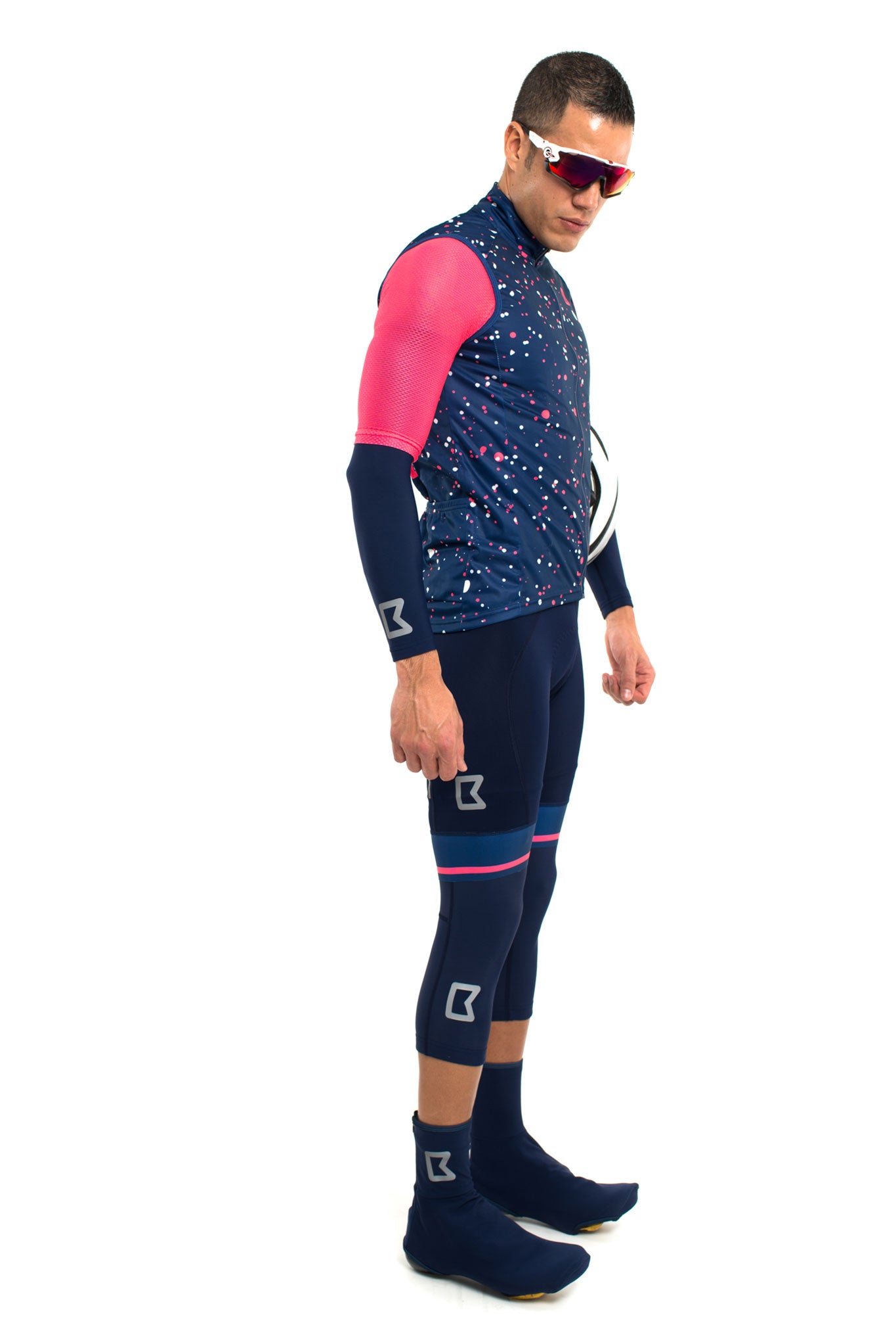 Supernova Lightweight Gilet (Navy Blue/Pink)